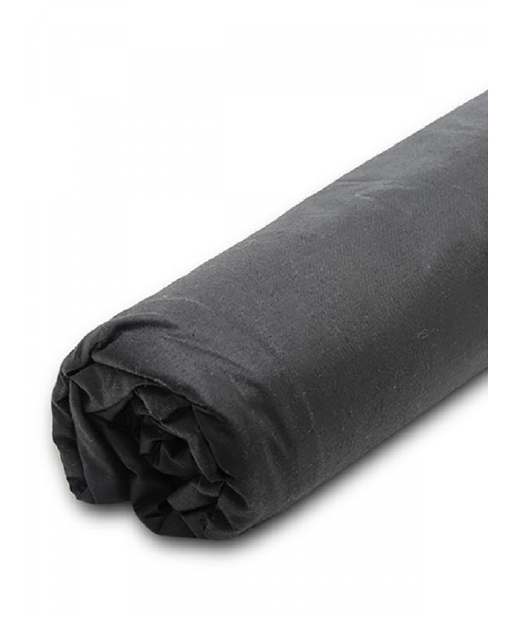 Menta bedspread with rubber 21 Black Semi-double (120x200 20)