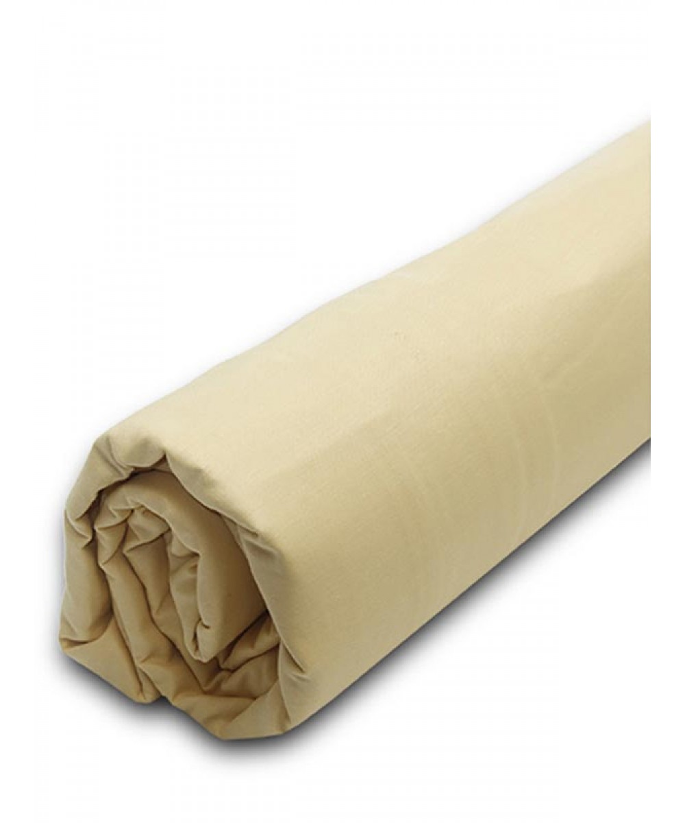 Menta fitted sheet with elastic 3 Light Beige Semi-double (120x200 20)