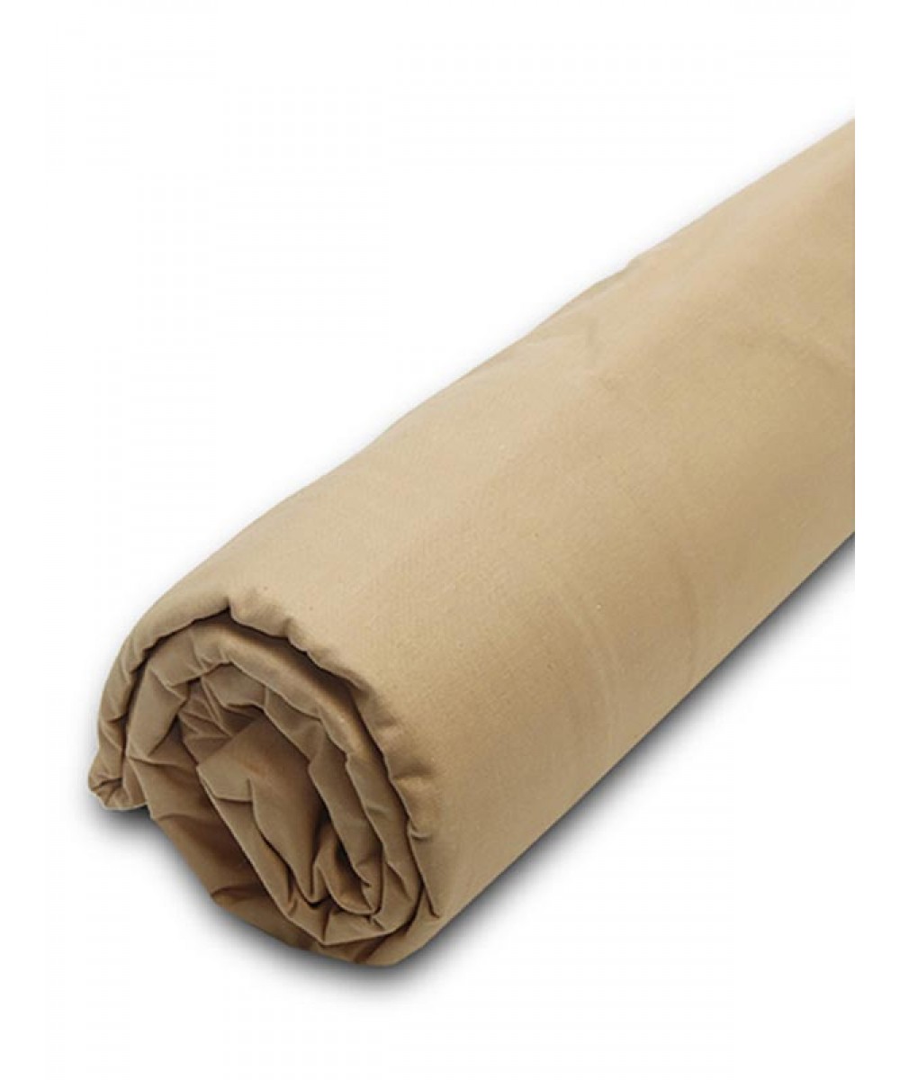 Menta fitted sheet with elastic 4 Beige Semi-double (120x200 20)