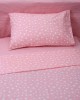Cotton Feelings crib sheet set 22 Pink Cot