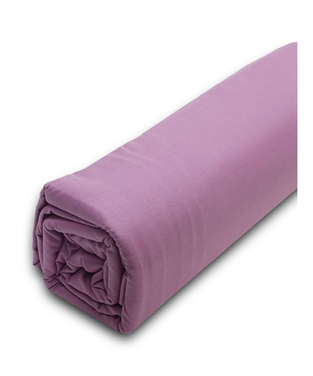 Fitted sheet Menta with rubber 10 Mauve Double (160x200 40)