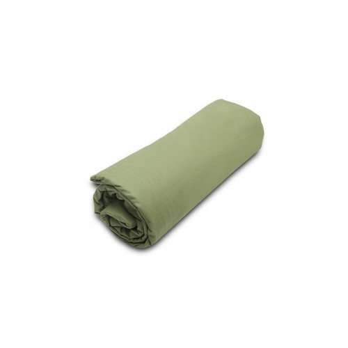 Menta bedspread with rubber 11 Olive Double (160x200 40)