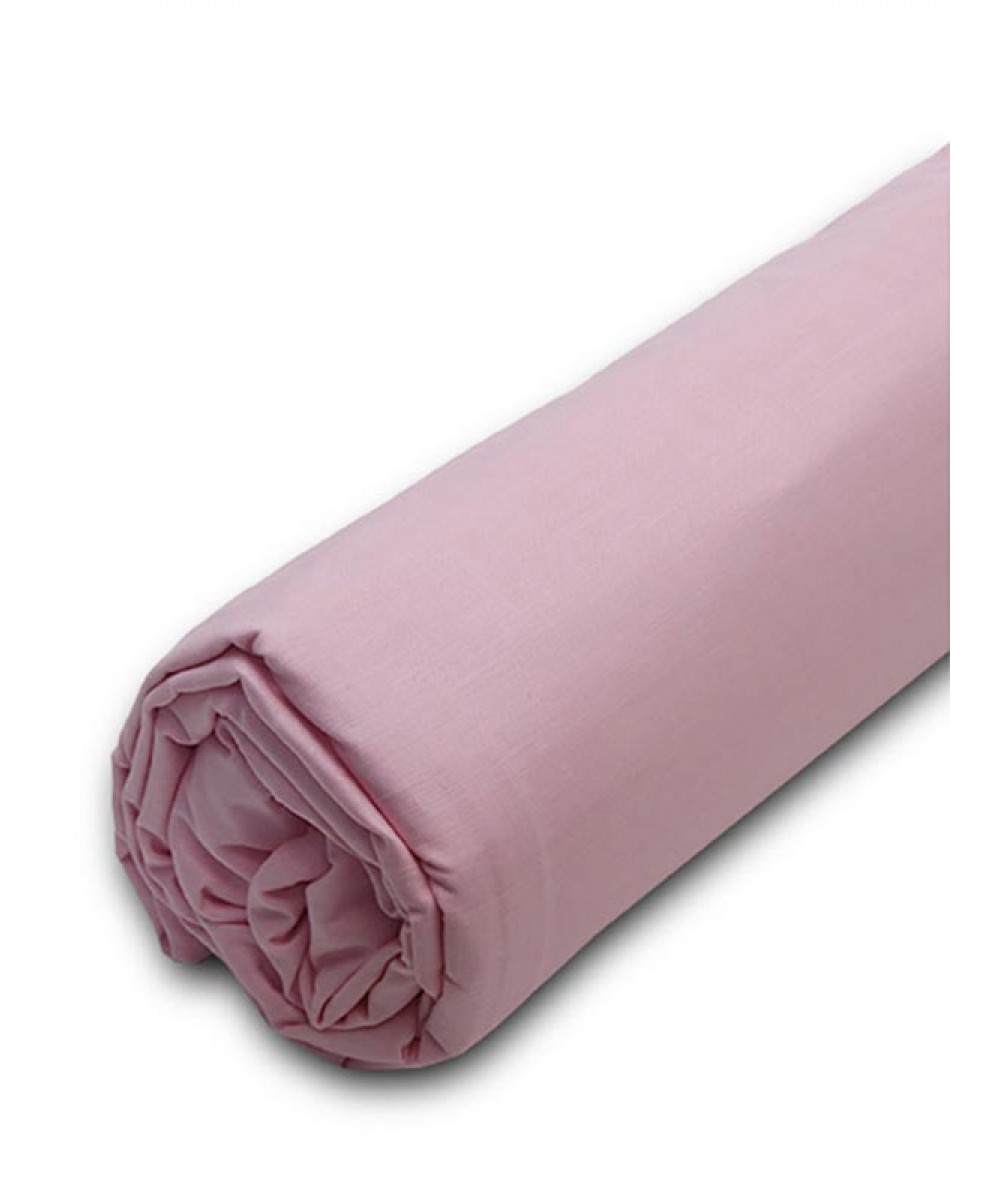Fitted sheet Menta with elastic 13 Pink Double (160x200 40)