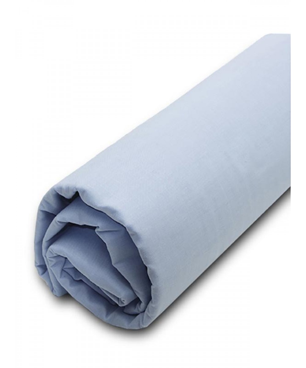 Menta fitted sheet with elastic 16 Light Blue Double (160x200 40)