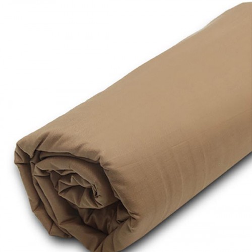 Menta fitted sheet with elastic 5 Brown Double (160x200 40)