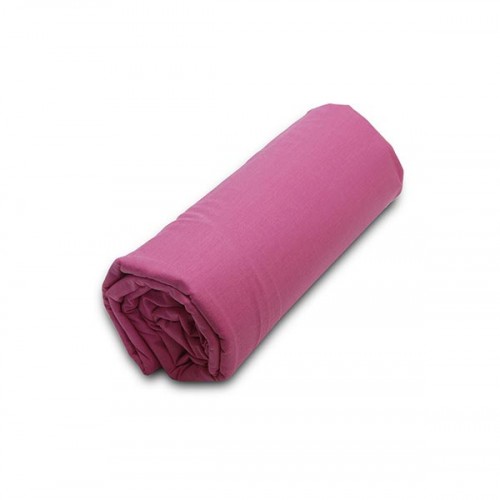 Fitted sheet Menta with elastic 9 Fuchsia Double (160x200 40)