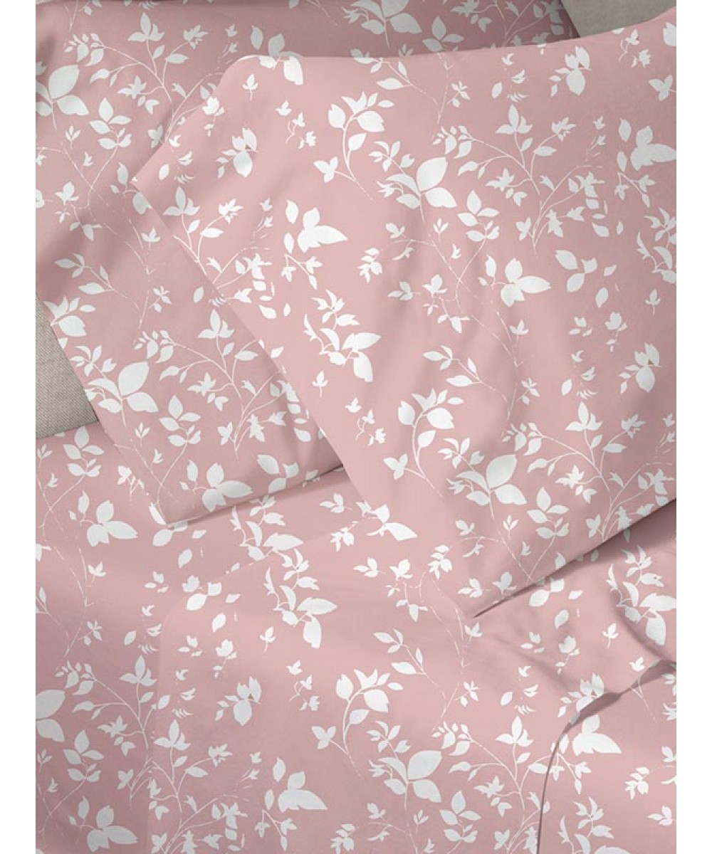 Menta Printed Sheet Set 040 Pink Single (160x250)
