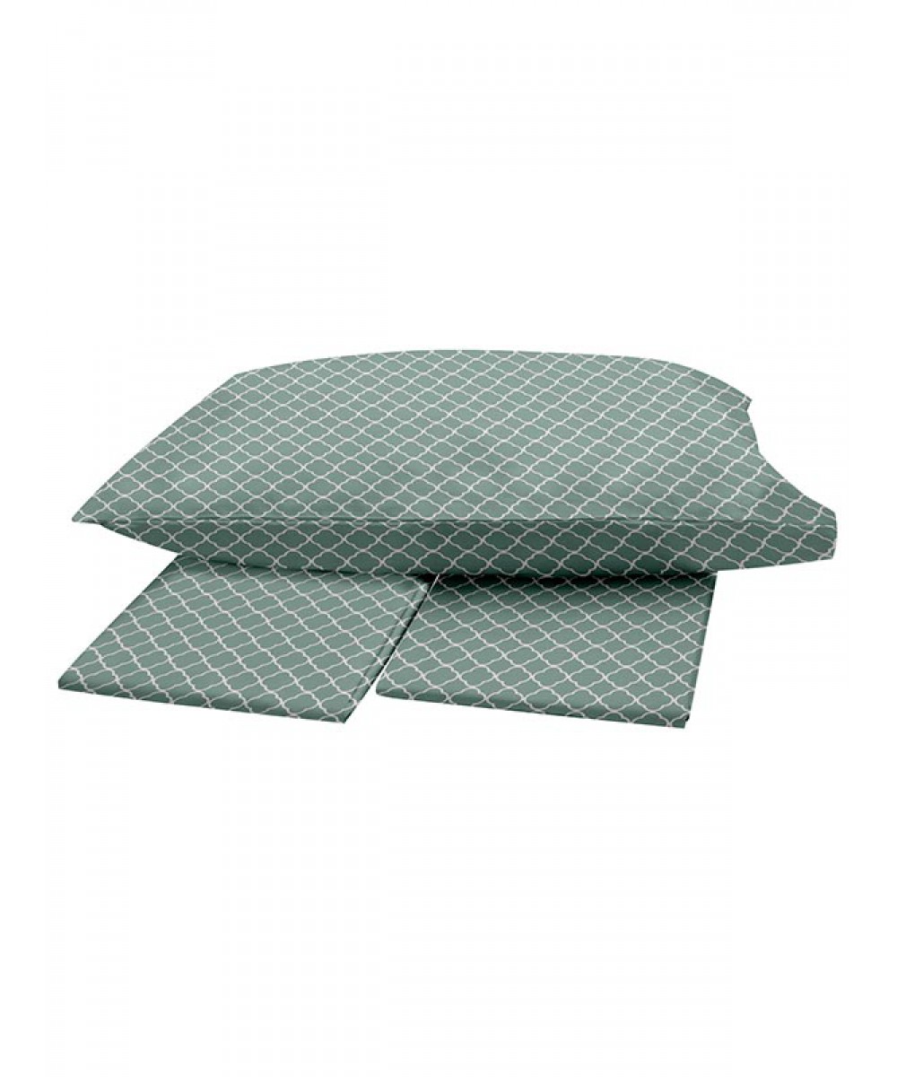 Menta Printed Sheet Set 530 Aqua Super Double (220x250)