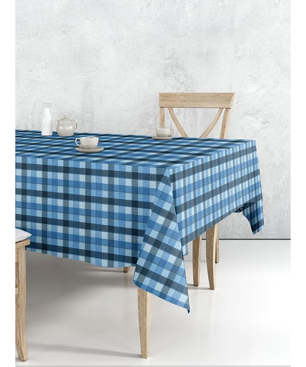 Tablecloth 6997 Blue 140x140