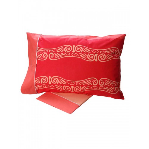 Cotton Feelings Printed Sheet Set 2017 Red Single (160x260)
