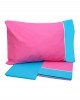 Cotton Feelings Printed Sheet Set 2215 Fuchsia Single (160x260)