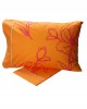 Cotton Feelings Printed Sheet Set 537 Orange Single (160x260)