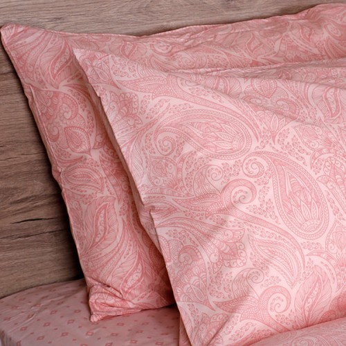 Sheet set Cotton Feelings 2040 Pink Single with elastic (105x205 30)