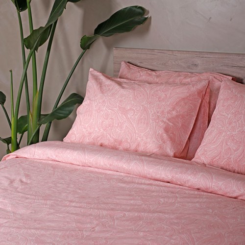 Sheet set Cotton Feelings 2040 Pink Super double with elastic (170x205 30)