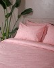 Σετ Σεντόνια Cotton Feelings 2040 Pink Υπέρδιπλο με λάστιχο (170x205 30)