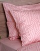 Σετ Σεντόνια Cotton Feelings 2042 Pink Υπέρδιπλο με λάστιχο (170x205 30)