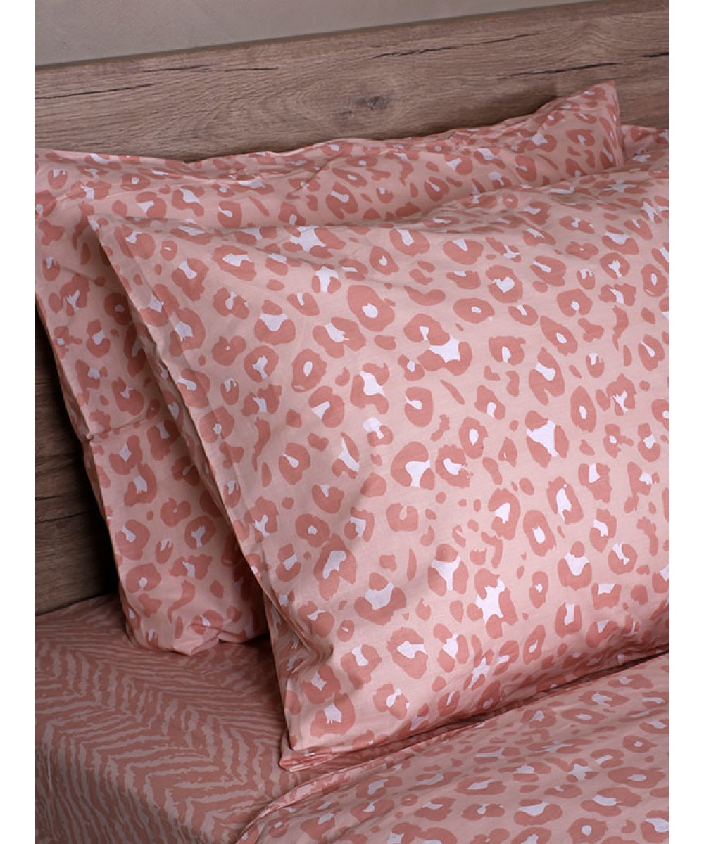 Sheet Set Cotton Feelings 2044 Pink Extra Double (235x270)