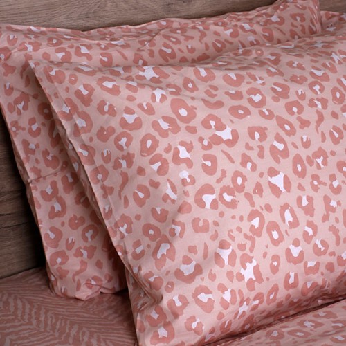 Sheet set Cotton Feelings 2044 Pink Super double with elastic (170x205 30)