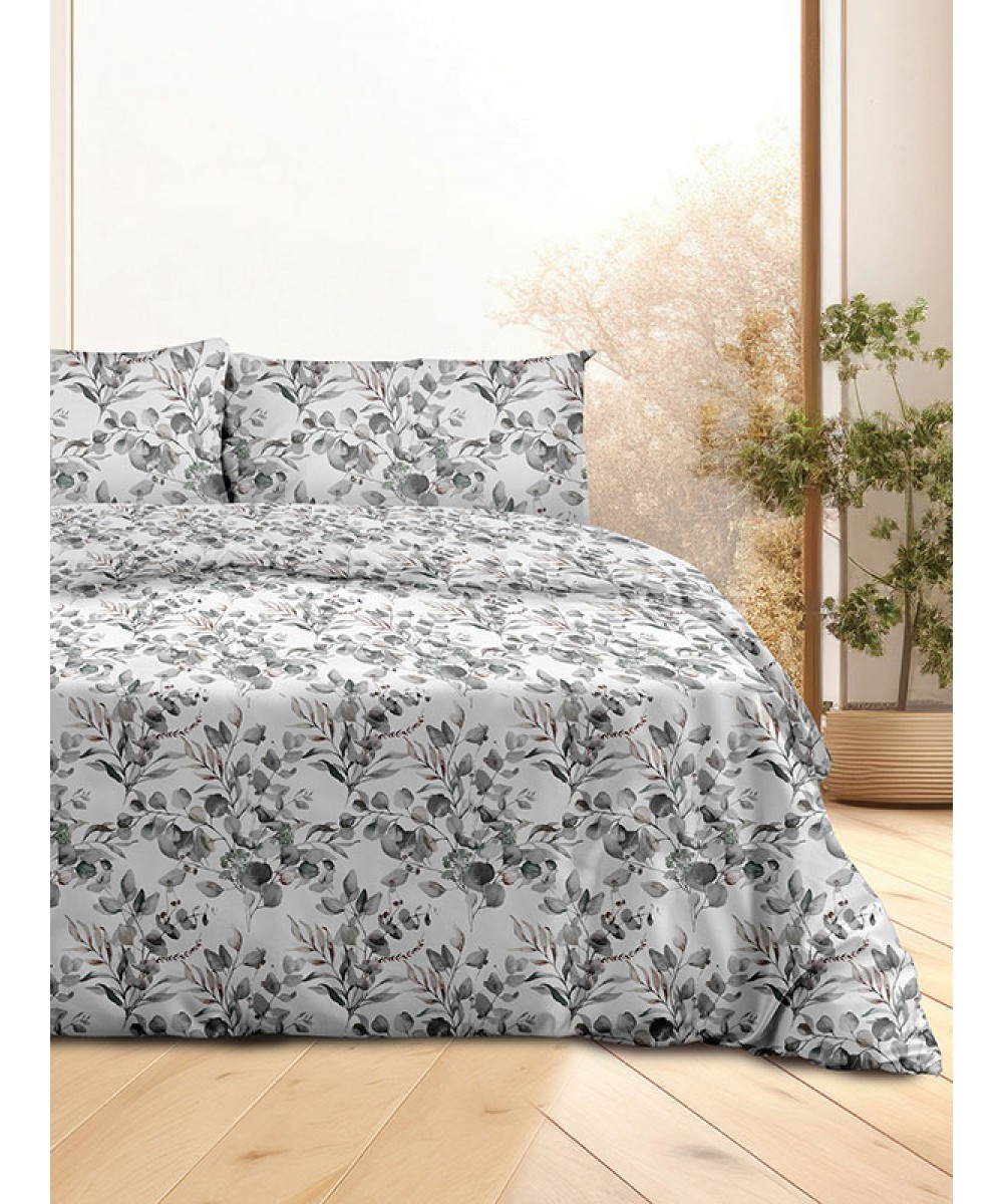 Flannel Sheet Set 932 Gray Single (160x260)