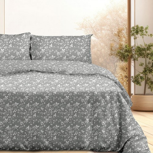 Flannel Sheet Set 040 Gray Extra Double (230x250)