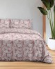 Flannel Sheet Set 3038 Pink Extra Double (230x250)