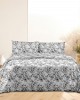 Sheet set Flannel 932 Gray Single with elastic (105x205 30)