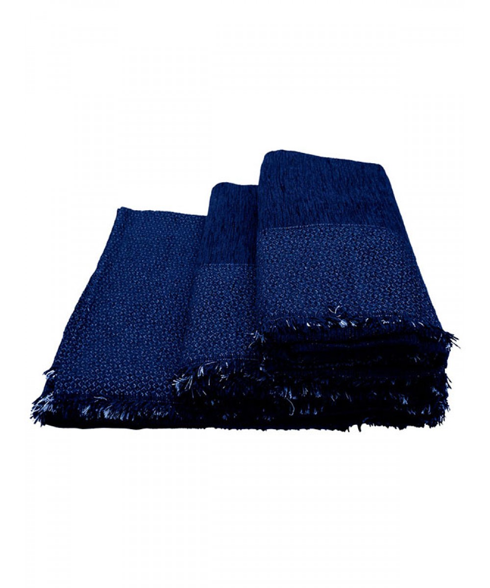 Chenille Throw Frame 8 Blue Set of 2 pieces (2th – 3th)