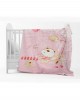 Velvet Crib Blanket 1000 Pink 110x140