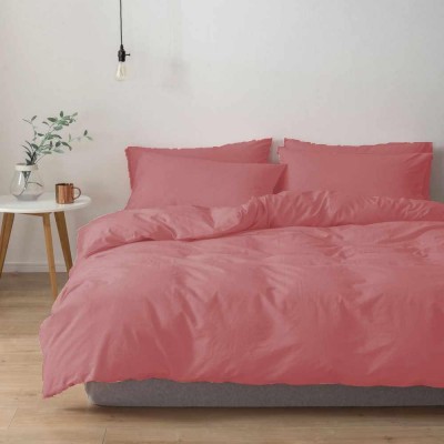 SHEET WITH RUBBER DUSTY PINK 100X200 20 LINEAHOME