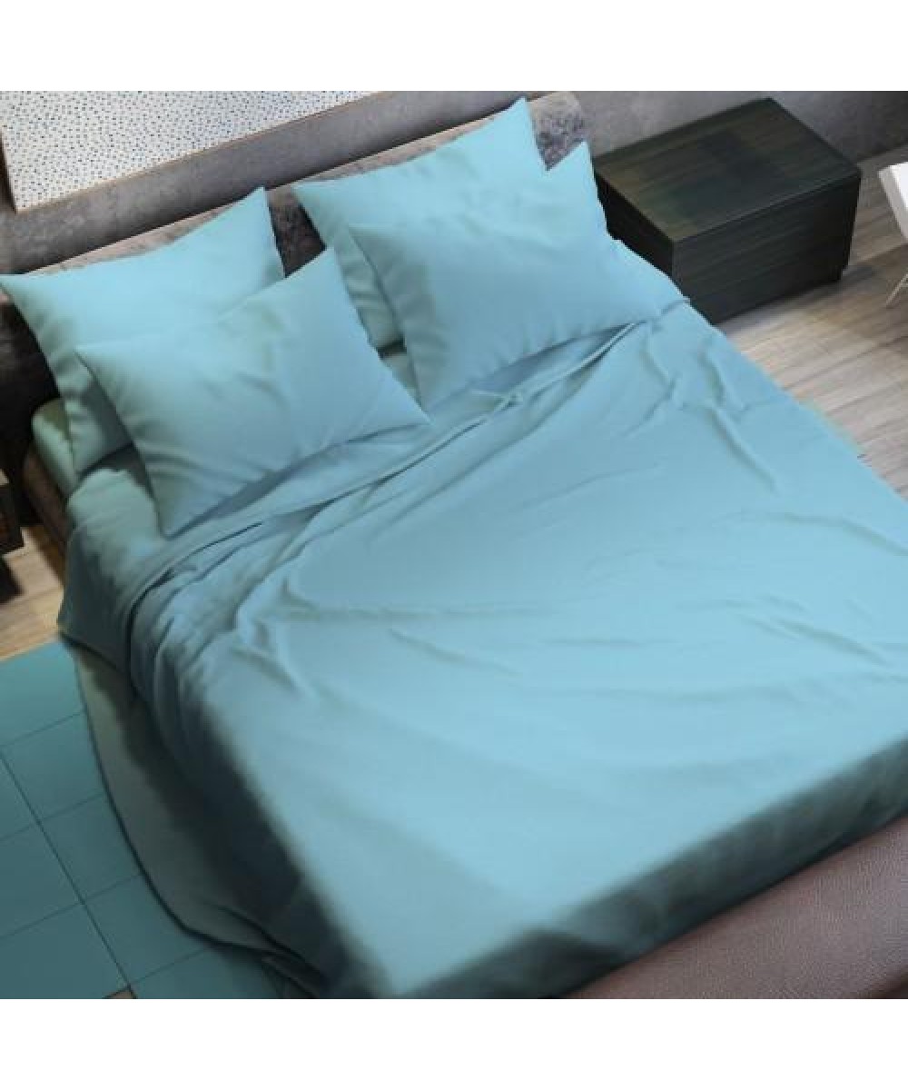 SHEET WITH RUBBER MINT 160X200 20 LINEAHOME