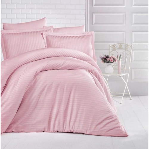 SHEET WITH RUBBER SOFT SATIN POWDER 180X200 25 LINEAHOME