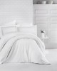 SHEET WITH RUBBER SOFT SATIN WHITE 100X200 25 LINEAHOME