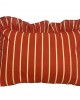 CUSHION WITH FRILL TILE/GOLD 48X68 100% COTTON LINEAHOME