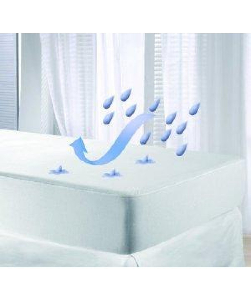 PROTECTIVE MATTRESS COVER WATERPROOF TOWEL DOUBLE 160X200 LINEAHOME