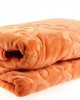BLANKET VELOUTE EMBOSSED SUPER DOUBLE ORANGE 220X240 LINEAHOME
