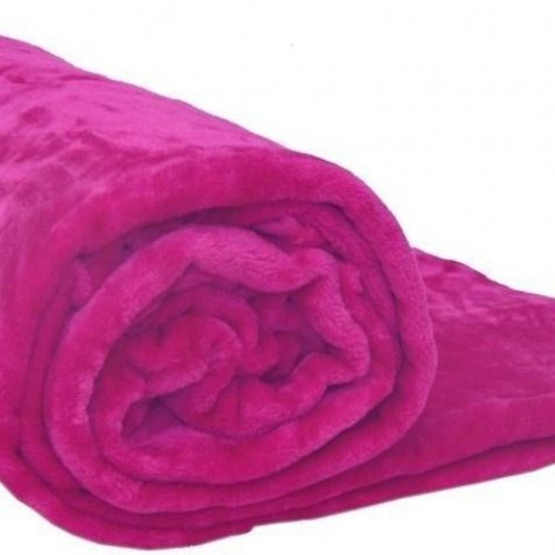BLANKET VELOUTE FUCHSIA DOUBLE 200x240 LINEAHOME