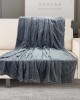 GRAY COTTLE SOFA BLANKET 150X200 LINEAHOME