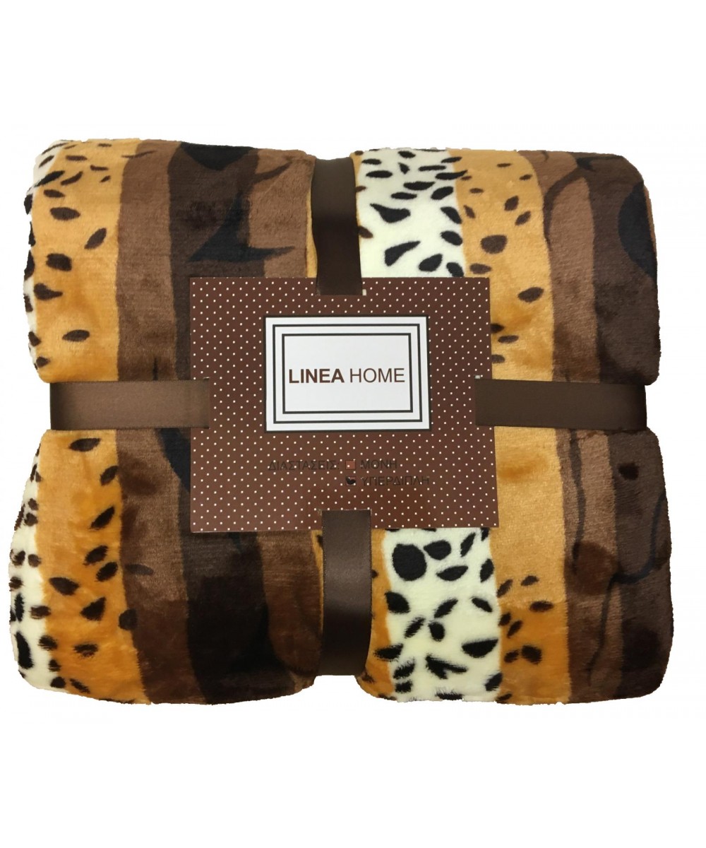 SOFA BLANKET VELOUTE TIGER EXTRA DOUBLE 210X230 LINEAHOME