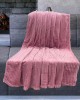 COTTLE BLANKET DUSTY PINK 200X220 LINEAHOME