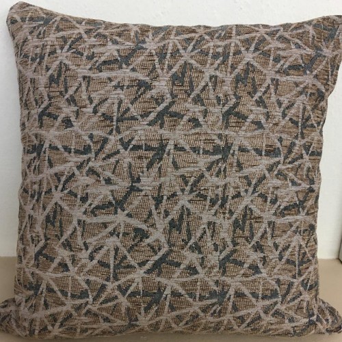 LINEAHOME DOUBLE-SIDED CHENILLE CUSHION 45X45 'MOCHA GLASS'