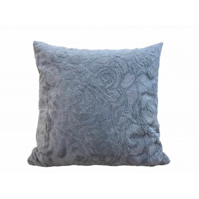 VELOR PILLOW CASE ROSSA GRAY 45X45 LINEAHOME
