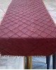 CHRISTMAS TAFFE RUNNER 50X170 BURGUNDY WITH CRYSTALS LINEAHOME