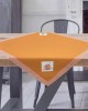 APPLIQUE EMBROIDERED TABLECLOTH WITH FACE 140X180 HOME ORANGE LINEAHOME