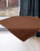 LINEN TABLECLOTH WITH AZURE HAND IRIS 10948 BROWN 140X140 LINEAHOME