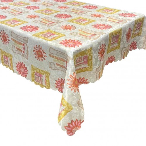 SUNFLOWER SPOTTED TABLECLOTH 160X220 LINEAHOME