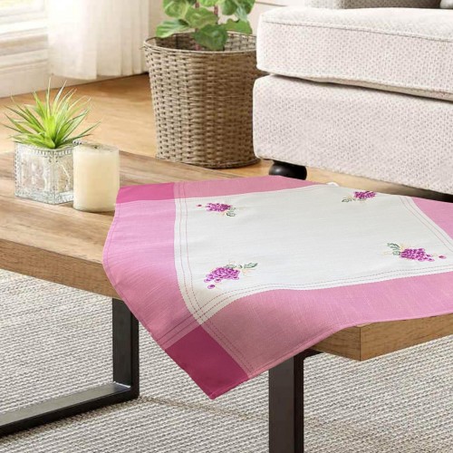 LINEN TABLECLOTH WITH GRAPE EMBROIDERY 15580-3 140X180 LINEAHOME