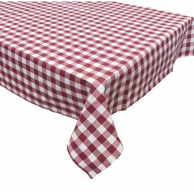 CHECK TABLECLOTH 5467 RED 140X140 LINEAHOME
