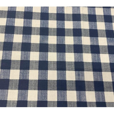 CHECK TABLECLOTH N5467 BLUE 140X140 LINEAHOME