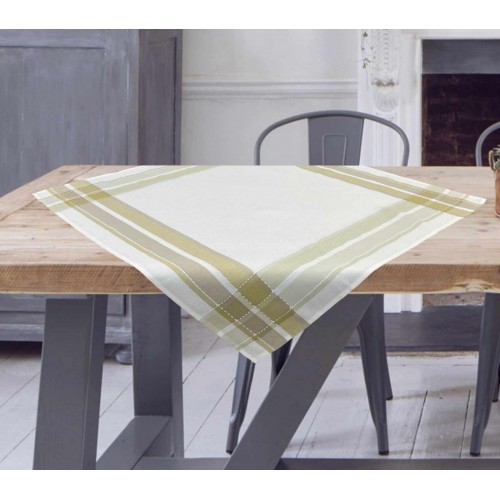 LINEN CHECK CODE. YL13195-1 WHITE LINEAHOME