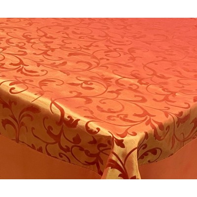 SATIN JACQUARD TABLECLOTH WITH FASTENING REVE 140X180 LINEAHOME